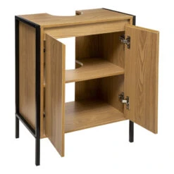 Meuble Sous Lavabo Avec étagère Tribecart -Havre de Paix meuble sous lavabo avec etagere tribecart 1