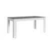 Table à Manger 180cm Blanc Et Gris Béton Gent -Havre de Paix table a manger 180cm blanc et gris beton gent