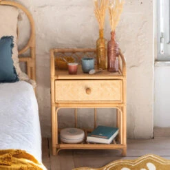 ATMOSPHERA Table De Chevet Rotin Aoni Atmopshera -Havre de Paix table de chevet rotin aoni atmopshera 6