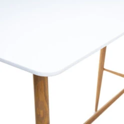 Table Haute Blanche Roka Atmosphera -Havre de Paix table haute blanche roka atmosphera 2