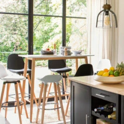 Table Haute Blanche Roka Atmosphera -Havre de Paix table haute blanche roka atmosphera 3