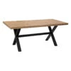 Table à Manger 180 Cm Pieds En Croix Steja Atmosphera -Havre de Paix table manger 180 cm pieds en croix steja atmosphera