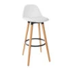 Tabouret Bar Maxon Simili Blanc Atmosphera -Havre de Paix tabouret bar maxon simili blanc atmosphera