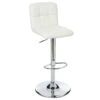 Tabouret De Bar Avec Dossier Blanc Delek Atmosphera -Havre de Paix tabouret de bar avec dossier blanc delek lot de 2