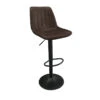 Tabouret De Bar Barcelona PU Brun Foncé -Havre de Paix tabouret de bar barcelona pu brun fonce