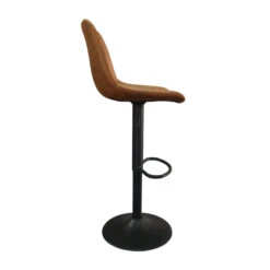 Tabouret De Bar Barcelona PU Cognac -Havre de Paix tabouret de bar barcelona pu cognac 4