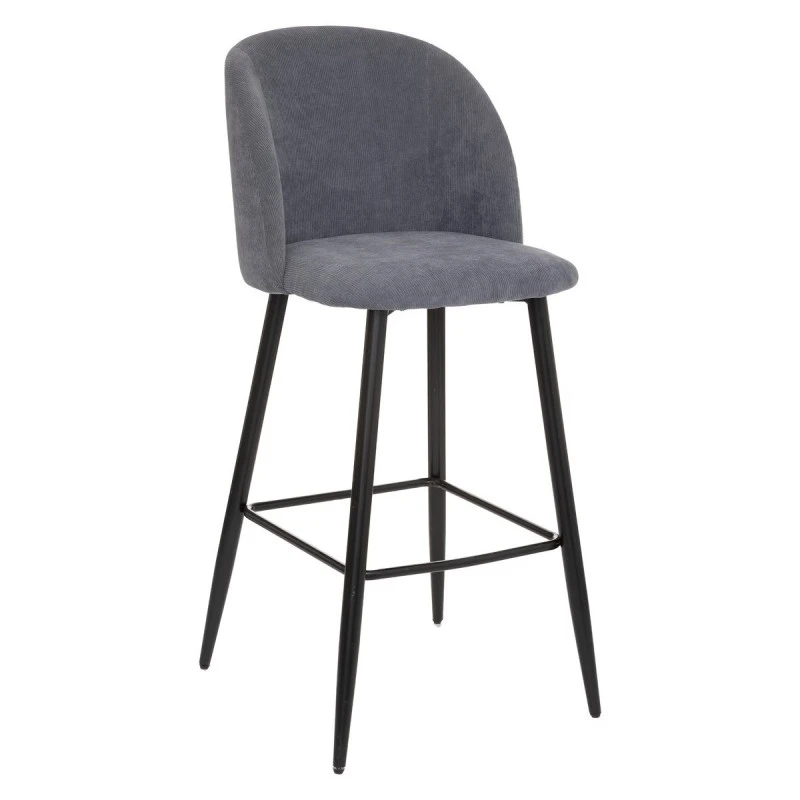 Tabouret De Bar Gris Céleste Pieds Noirs Atmosphera 3 Tabouret De Bar Gris Céleste Pieds Noirs Atmosphera