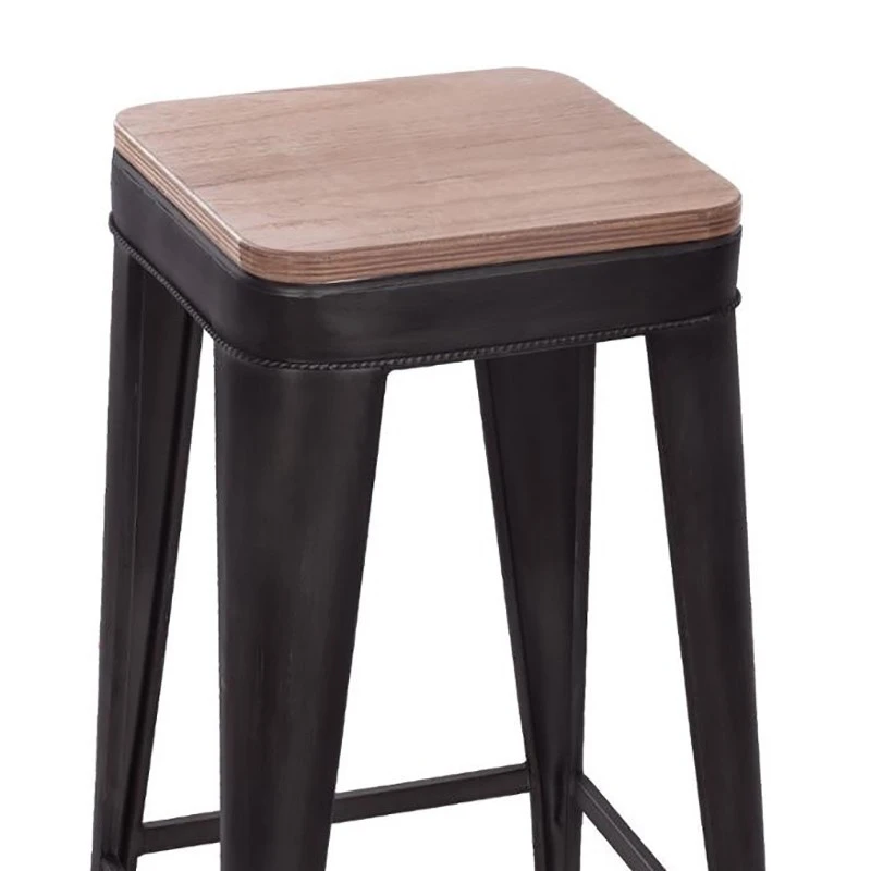 Tabouret De Bar Noir Joris GM Atmosphera 4 Tabouret De Bar Noir Joris GM Atmosphera – Image 2