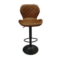 Tabouret De Bar Malaga PU Cognac -Havre de Paix tabouret de bar malaga pu cognac 5