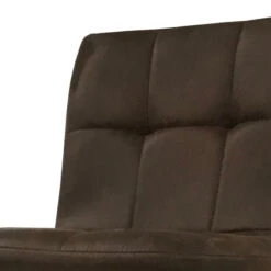 Tabouret De Bar Marron Pieds Métal Noir -Havre de Paix tabouret de bar marron pieds metal noir 2