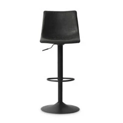 Tabouret De Bar Réglable Trevi PU Noir -Havre de Paix tabouret de bar reglable trevi pu noir 3