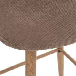 Tabouret De Bar Taupe Céleste Pieds Effet Bois Atmosphera -Havre de Paix tabouret de bar taupe celeste pieds effet bois atmosphera 1