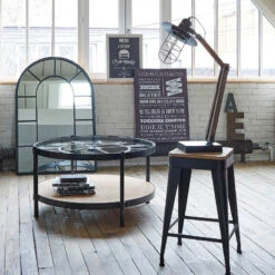 Tabouret Haut Joris Métal Noir Atmosphera -Havre de Paix tabouret haut joris metal noir atmosphera 1