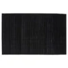 Tapis Latte Bambou 120x170cm Noir Atmosphera -Havre de Paix tapis latte bambou 120x170cm noir atmosphera