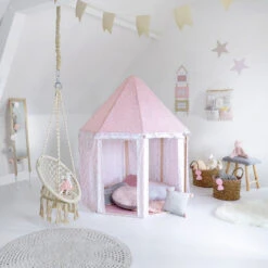 Tente Yourte Rose Pour Chambre Enfant Atmosphera -Havre de Paix tente yourte rose pour chambre enfant atmosphera 2