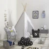 Tipi Pour Enfant Coloris Gris Atmosphera -Havre de Paix tipi pour enfant coloris gris