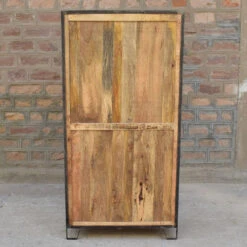 Vitrine 2 Portes 4 Niveaux Manguier -Havre de Paix vitrine 2 portes 4 niveaux manguier 2