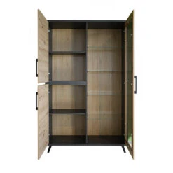 Vitrine 3 Portes Avec LED Wiva -Havre de Paix vitrine 3 portes avec led wiva 2