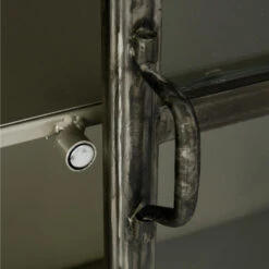 Vitrine Bibliothèque Broc Métal Noir Atmosphera -Havre de Paix vitrine bibliotheque broc metal noir atmosphera 3