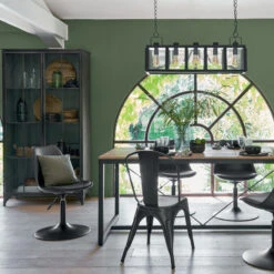 Vitrine Bibliothèque Broc Métal Noir Atmosphera -Havre de Paix vitrine bibliotheque broc metal noir atmosphera 5